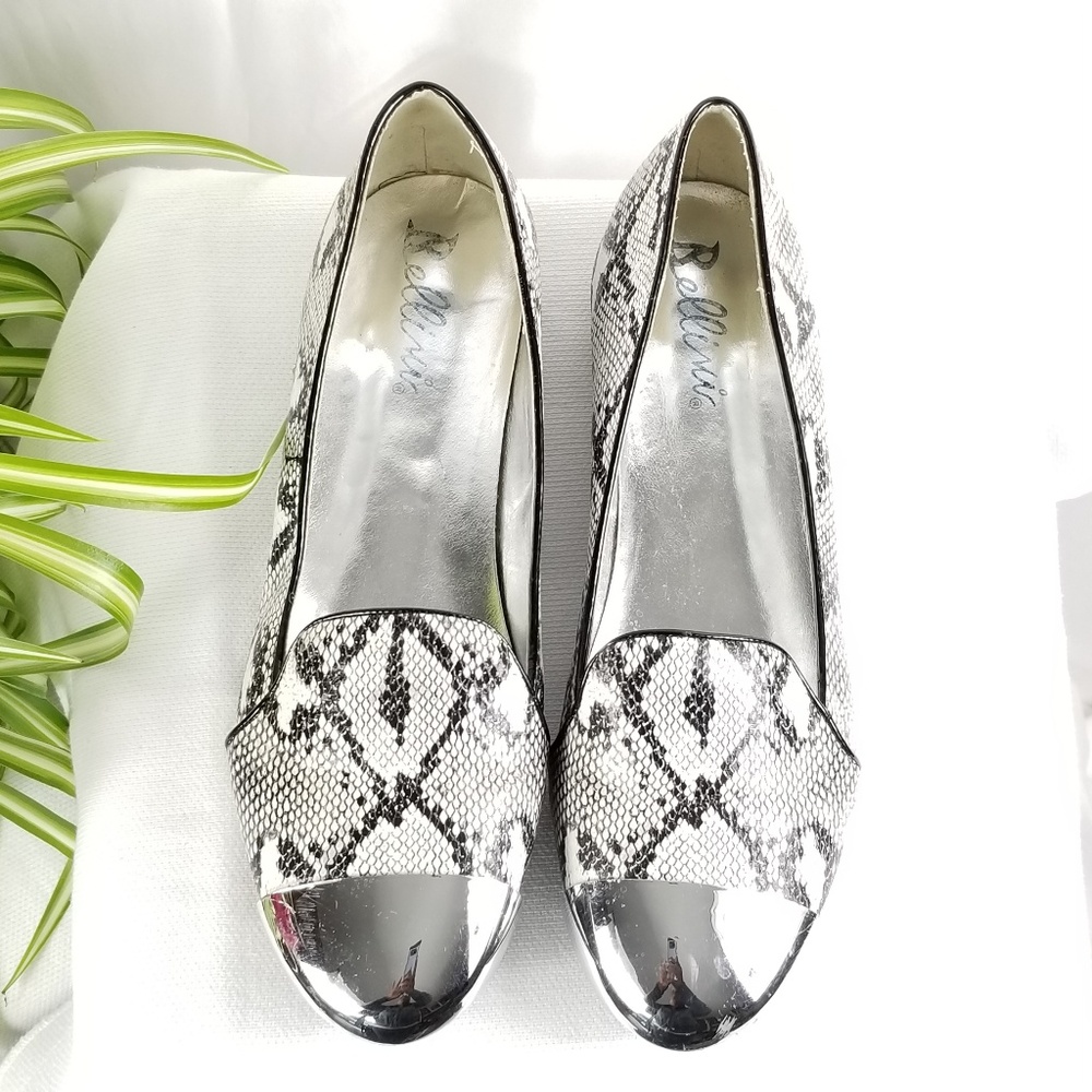 Bellini | Faux Snakeskin Flat